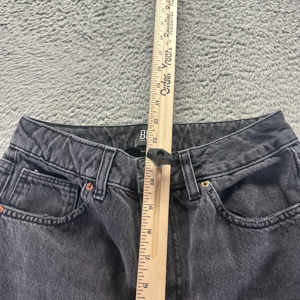 Urban Outfitters BDG Jeans Womens 27x29 Gray Cotton Denim Mom Tapered Workwear - Picture 3 of 10